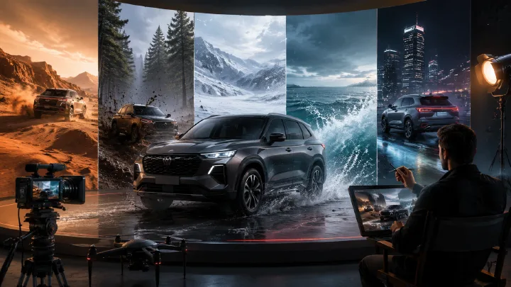 AI Car Ad Workflow for Extreme Environment TVC Scenes cover image