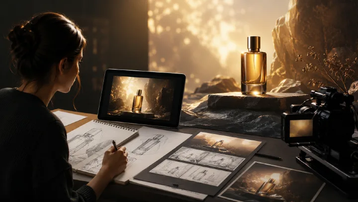 Sketch to Product Cinema Workflow for AI Commercial Films cover image
