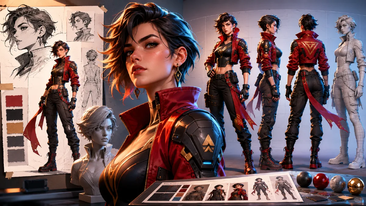 AI 3D Comic Character Asset Workflow from 2D Reference Art