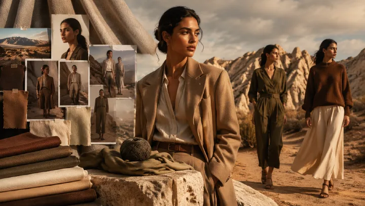 Earth-Tone AI Fashion Editorial Workflow for Premium Apparel Campaigns cover image