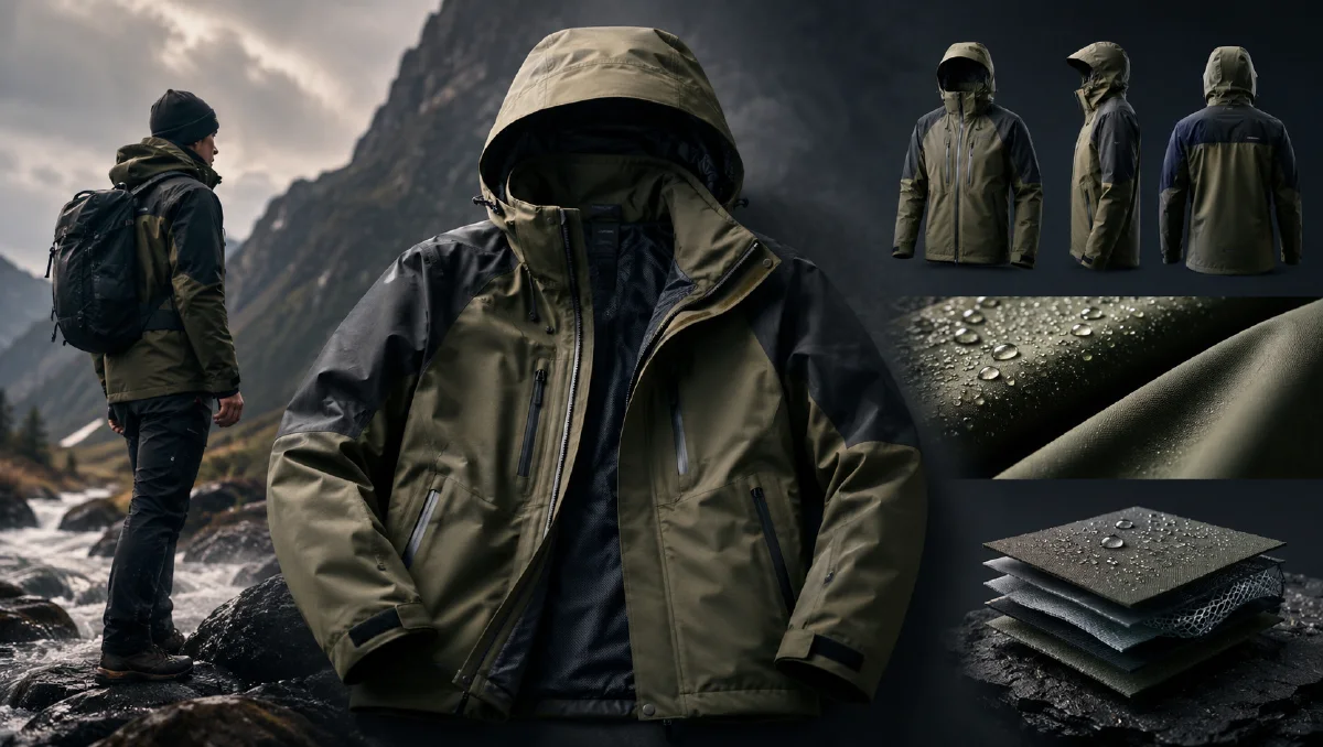 Outdoor Jacket Detail Page AI Workflow