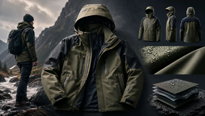 Outdoor Jacket Detail Page AI Workflow cover image
