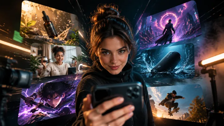 AI Video Hook Examples: 30 Openers for Short Ads and Social Clips cover image