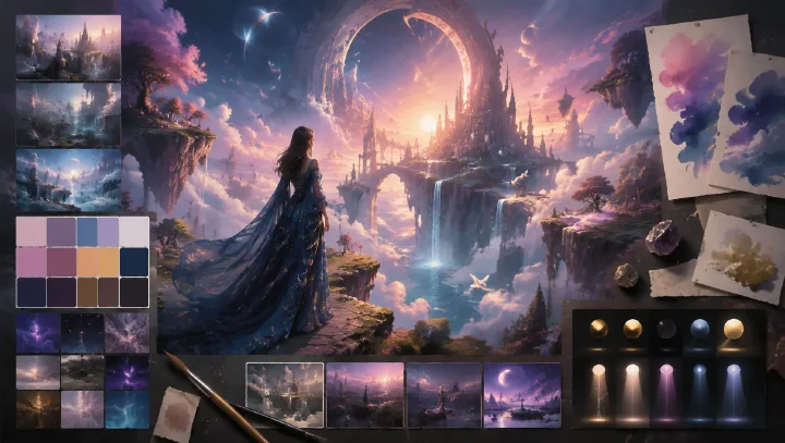 Fantasy Dreamscape AI Prompts: Create Surreal Worlds with Clear Visual Logic cover image