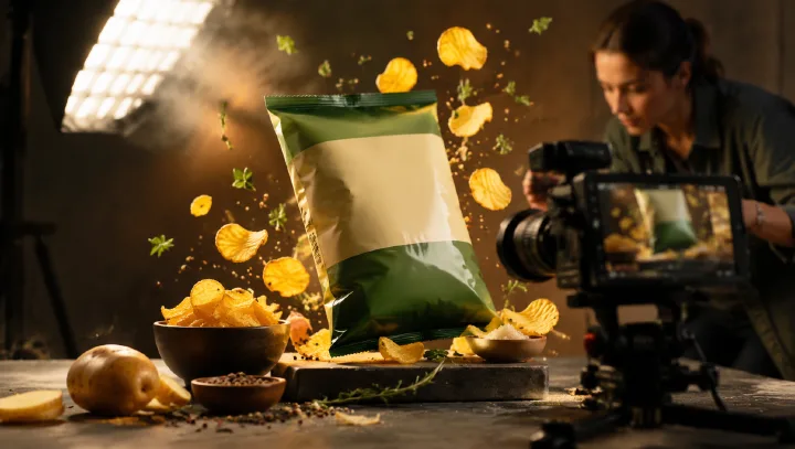 AI Food Brand Video Workflow for Snack Product Ads cover image
