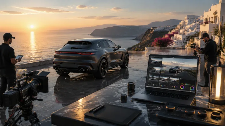 AI Car Commercial Workflow for a Mediterranean Island Campaign cover image