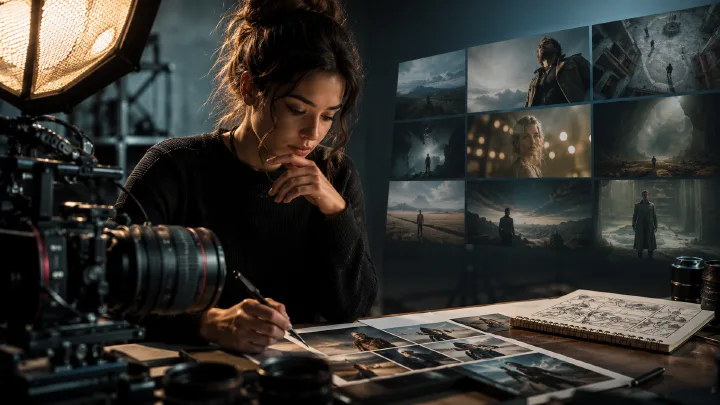 AI Camera Angle Prompts: Lens, Shot Size, and Perspective cover image