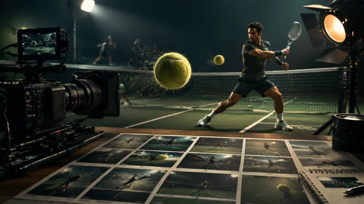 AI Tennis Concept Video Workflow cover image
