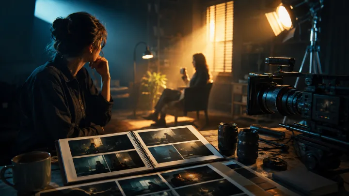 Cinematic Atmosphere AI Prompts: Control Light, Color, and Focus cover image