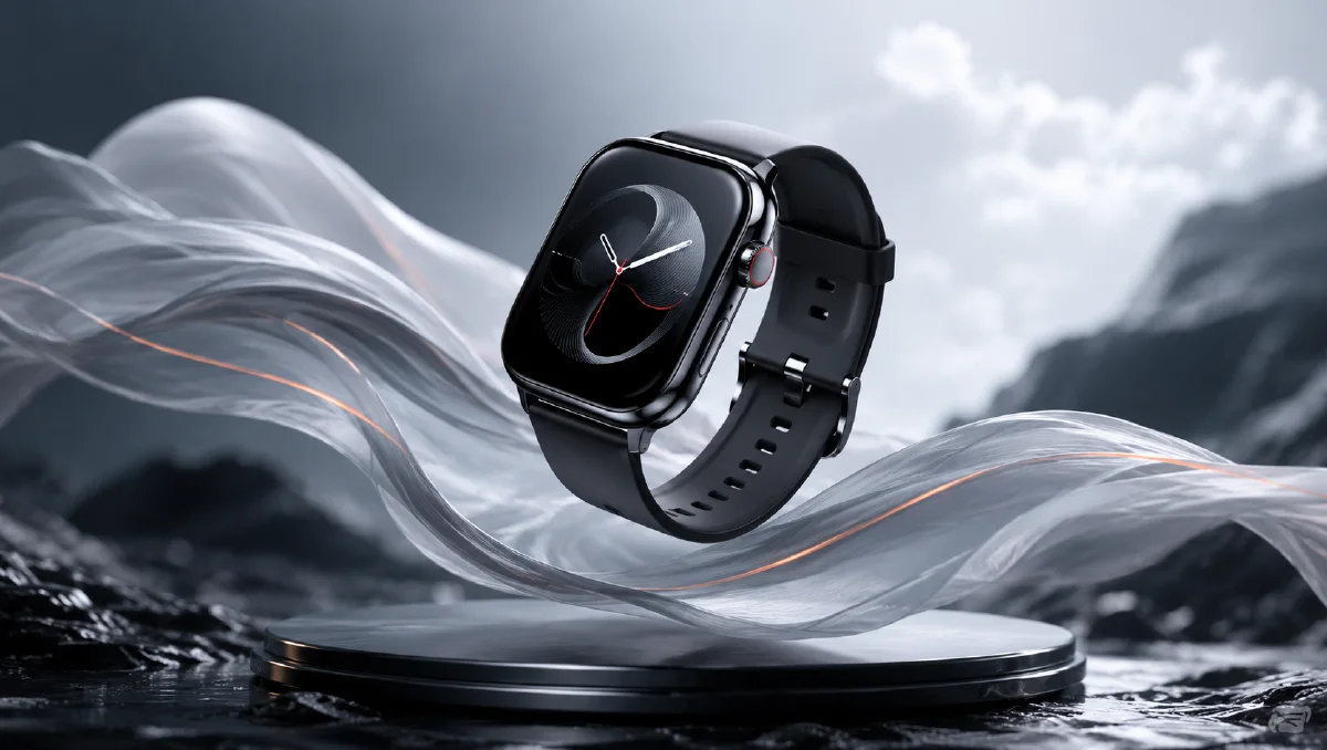 AI Smart Watch Ad Images: Turning Lightweight into a Visual Concept