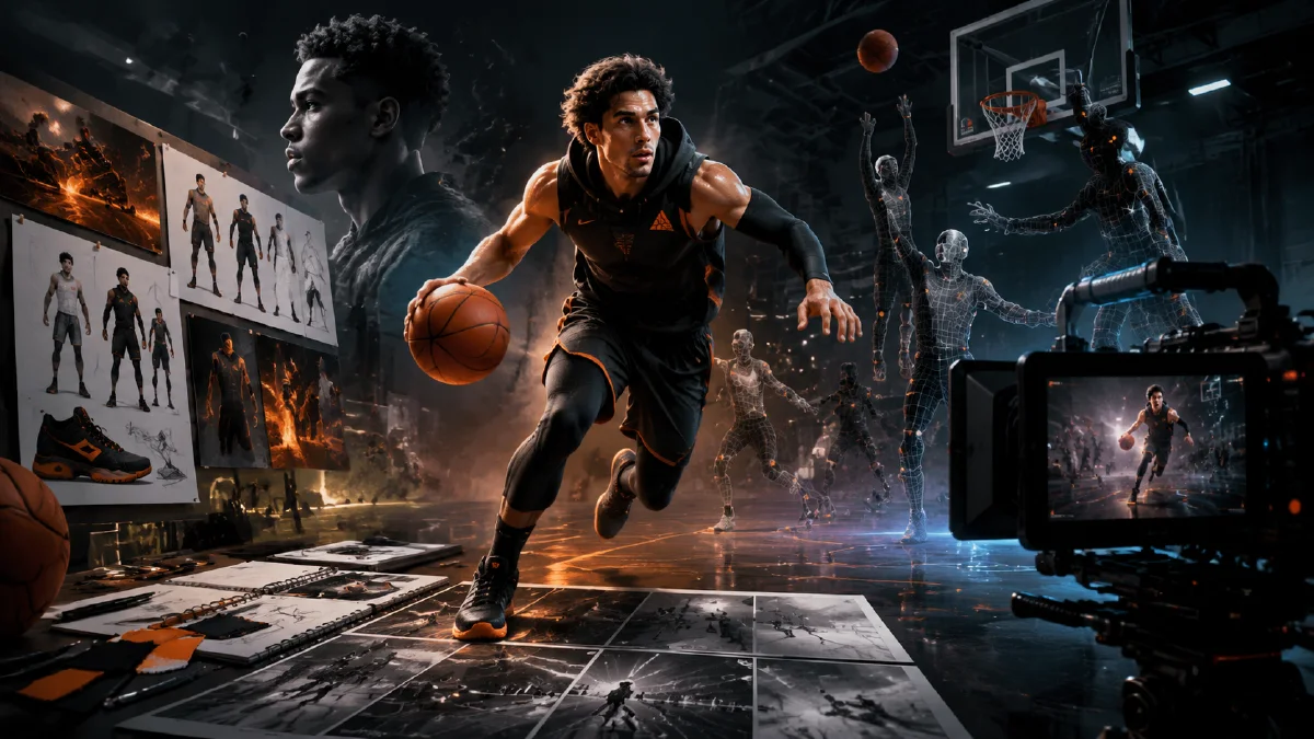 AI Basketball Concept Video Workflow