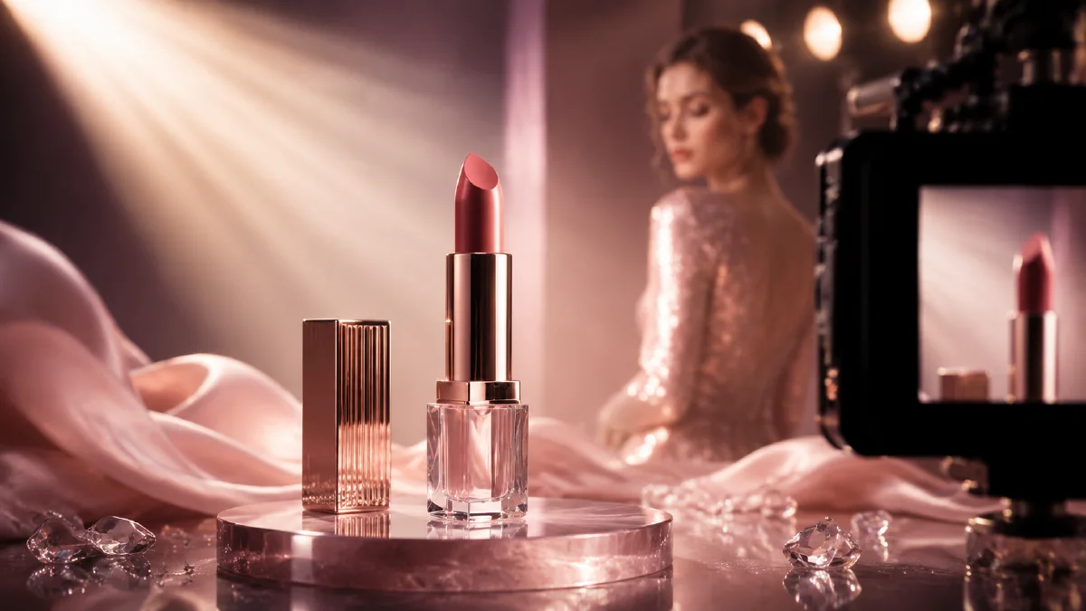 Luxury Lipstick Ad Video with AI: Hero Shots, Light, and Motion