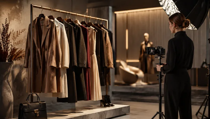 Luxury Apparel Rack Video Workflow with AI cover image